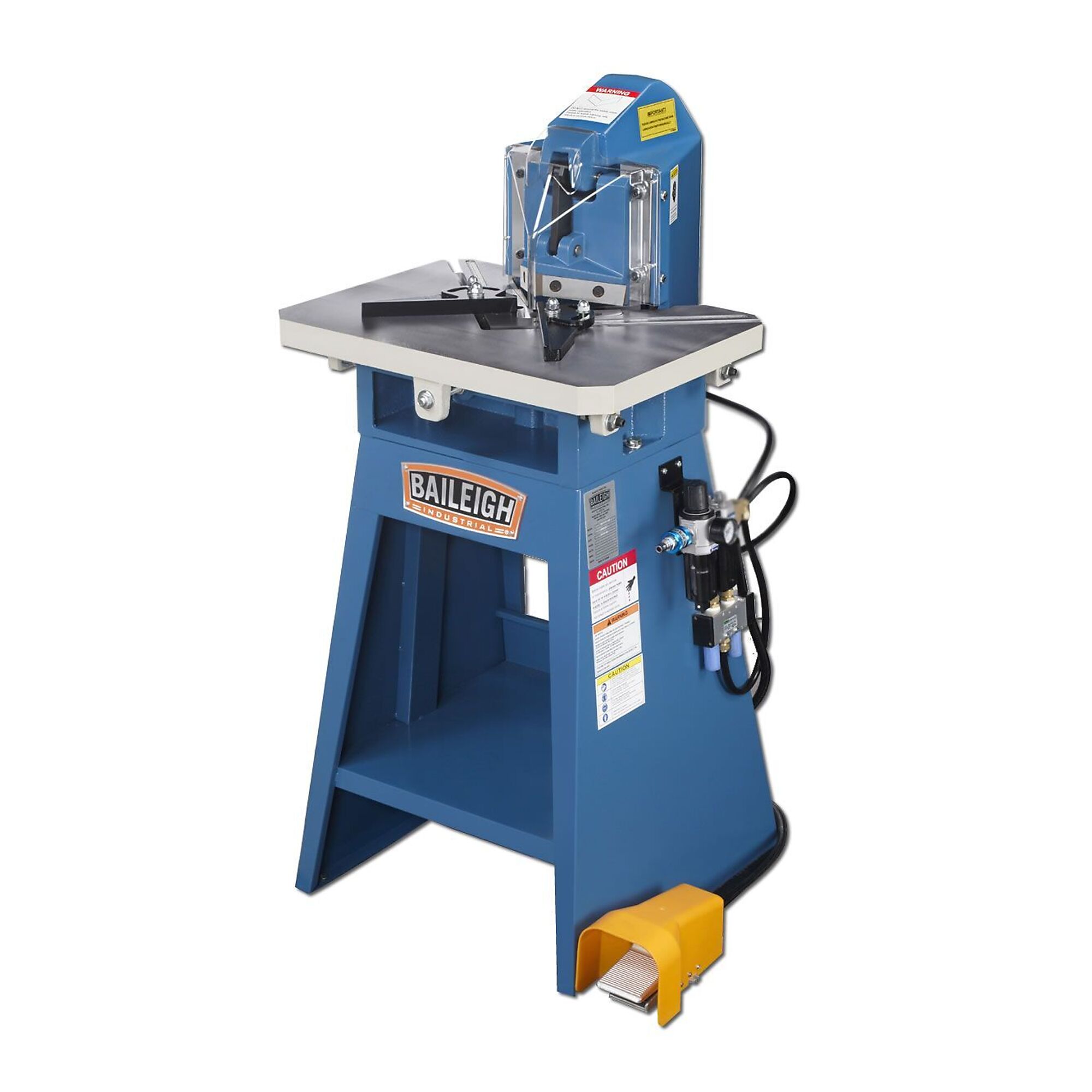 Baileigh Pneumatic Corner Notcher — 11-Ga. Capacity, 18in. x 23.5in. Table, Model# SN-F11-AN